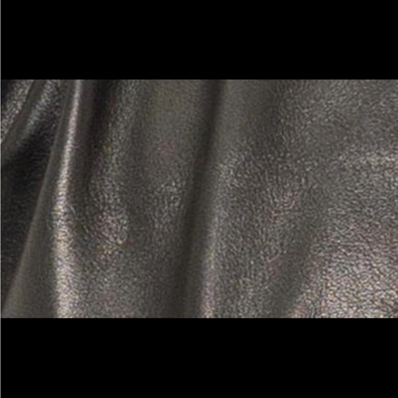 ◾️NWT◾️ PINO PORTE BLACK LEATHER BOMBER JACKET - Picture 4 of 8